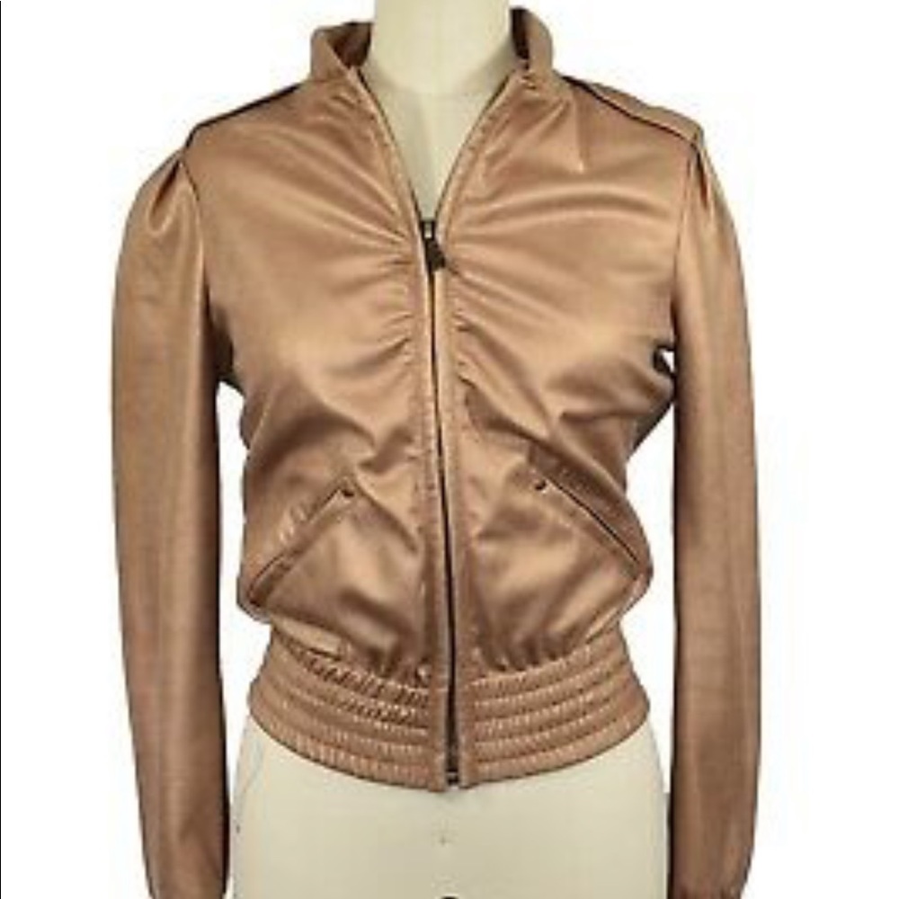 Miss Sixty-Vintage Metallic bomber Jacket